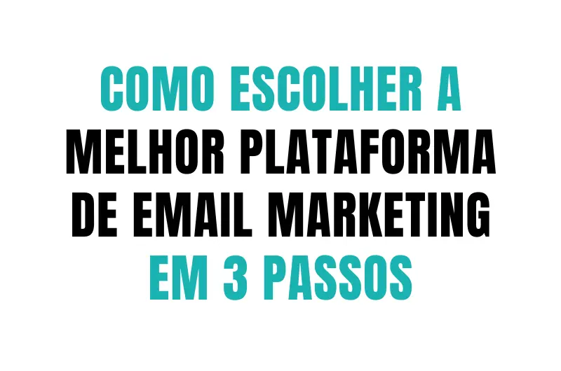 melhor plataforma de email marketing